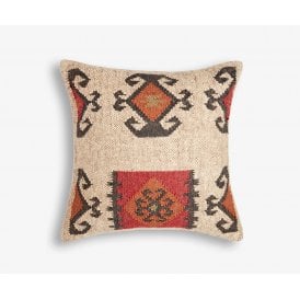 Decorative Scatter Cushion - Medium Square Ethnic Beige