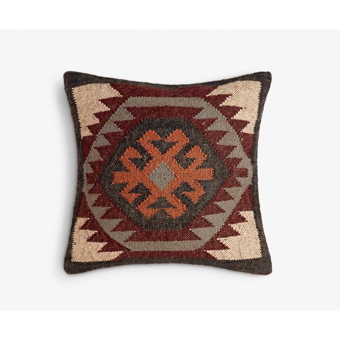 Tetrad Decorative Scatter Cushion - Medium Square Ethnic Plum