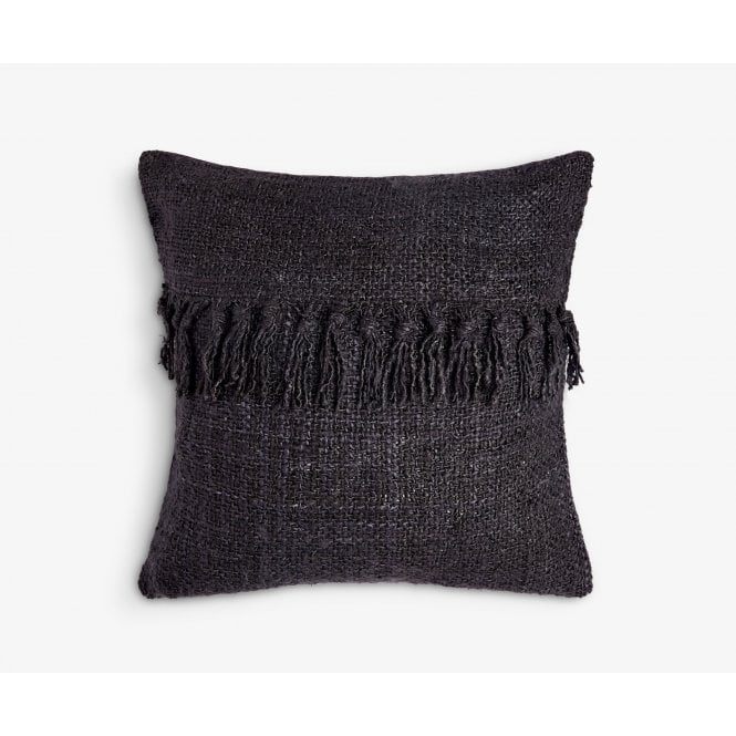 Tetrad Decorative Scatter Cushion - Medium Square Indigo Tassel