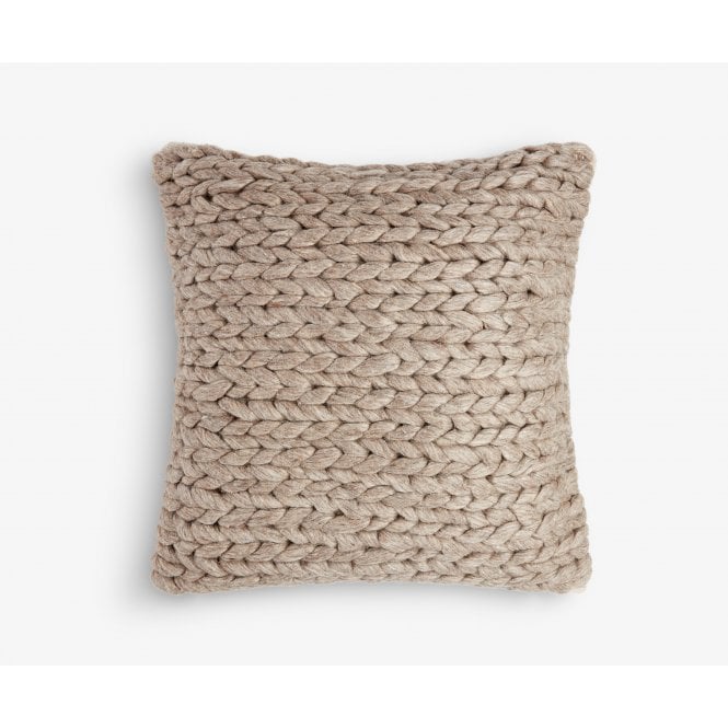 Tetrad Decorative Scatter Cushion - Medium Square Mid Brown