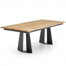 Chic Rectangular Solid Wood Table - 220x100cm