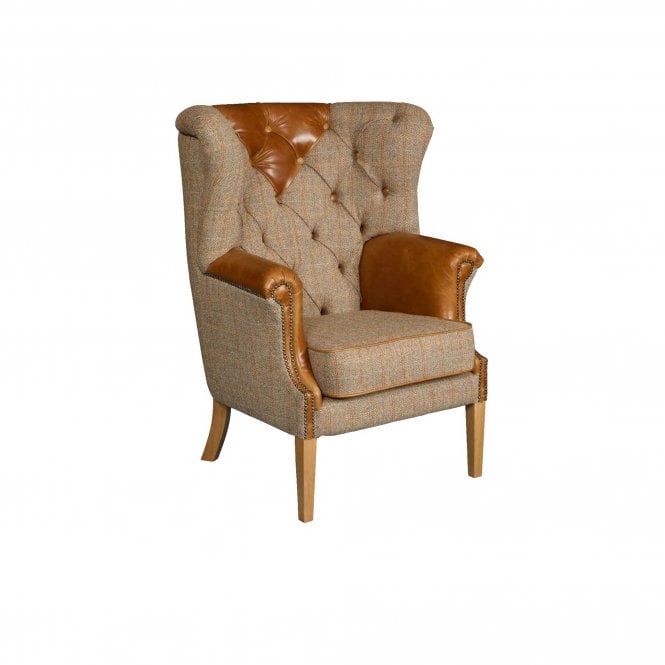 Vintage Sofa Company Buckingham Chair - Hunting Lodge Fast Track