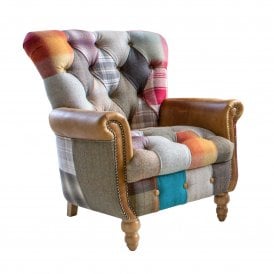 Gotham Harlequin Patchwork Chair - Fast Track