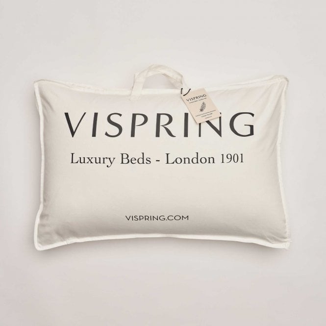 Vispring Pillow - European Duck Feather & Down - King Size 74cm Wide