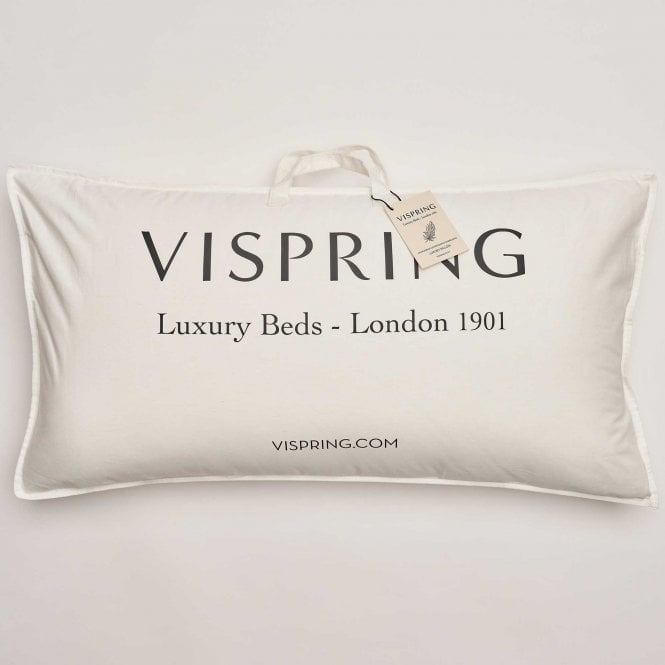 Vispring Pillow - Hungarian Goose Down & Feather - Superking Size 90cm Wide