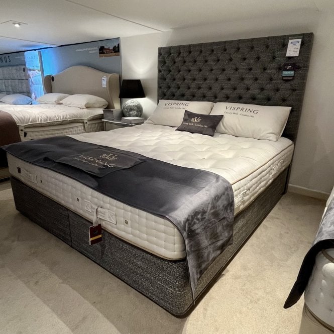 Vispring Sublime Superb Mattress, Divan Set & Headboard - Superking - Clearance