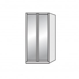 Wiemann 100cm Wide Mirrored Wardrobe