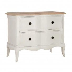 Amelie Wide 2 Drawer Bedside