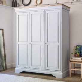 Triple 3 Door Wardrobe