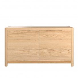 Winsor Stockholm Oak Wide Bedroom Chest